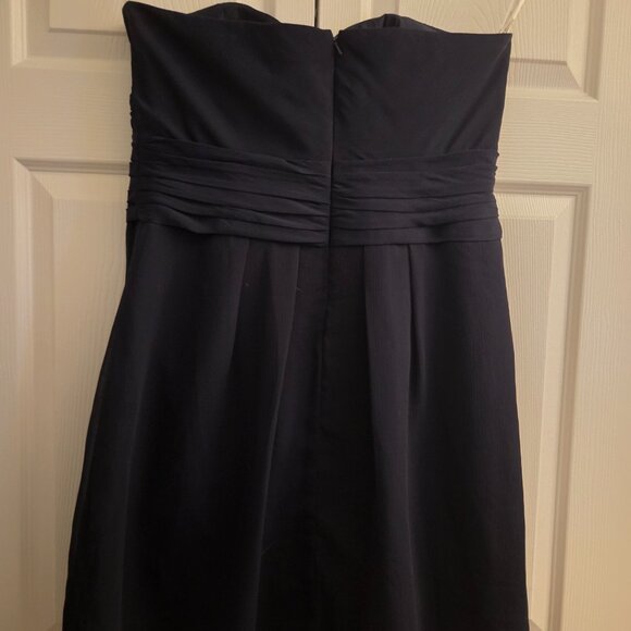 David's Bridal Navy Dress - Picture 3 of 4